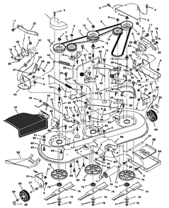 Part Location Diagram of 94919E701 Murray Bracket, Left Gauge Wheel